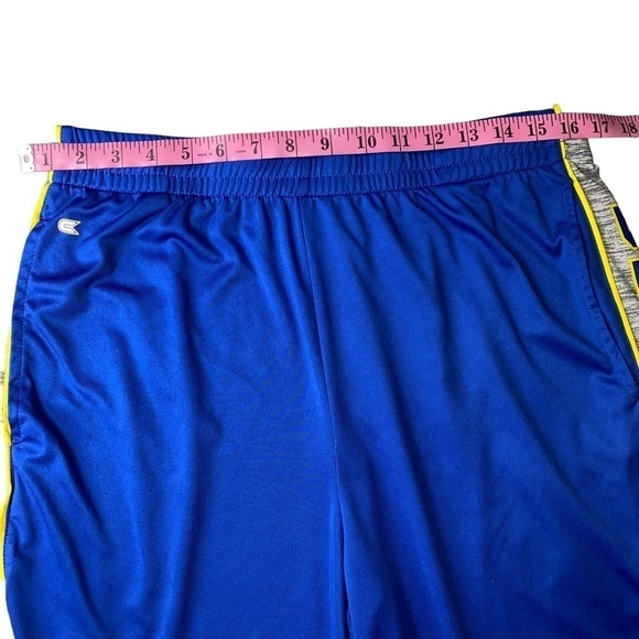University of Delaware Men’s Blue and Gold Mesh Basketball Shorts - Picture 7 of 10